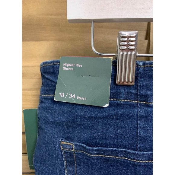 NWT Wild Fable Hishest Rise Denim Shorts Womens Plus Size 18 - Picture 3 of 5
